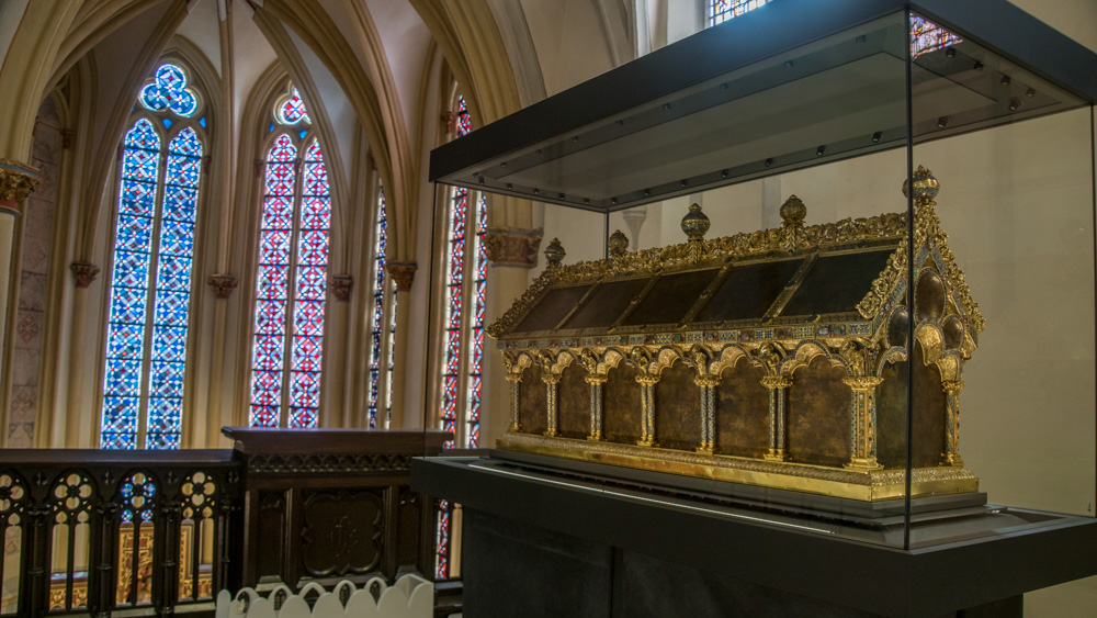 Der Annoschrein in der Schatzkammer Sankt Servatius Siegburg